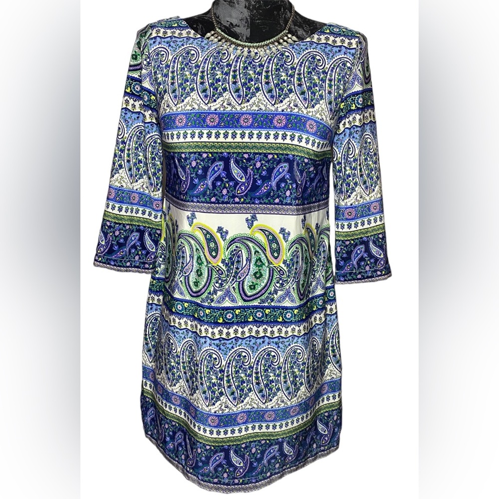 Old Navy Women’s Dress, Paisley print, shift dress Size SMALL
